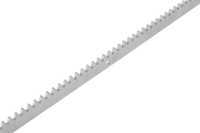 Рейка зубчатая 31x6 мм, 1 м, с крепежом